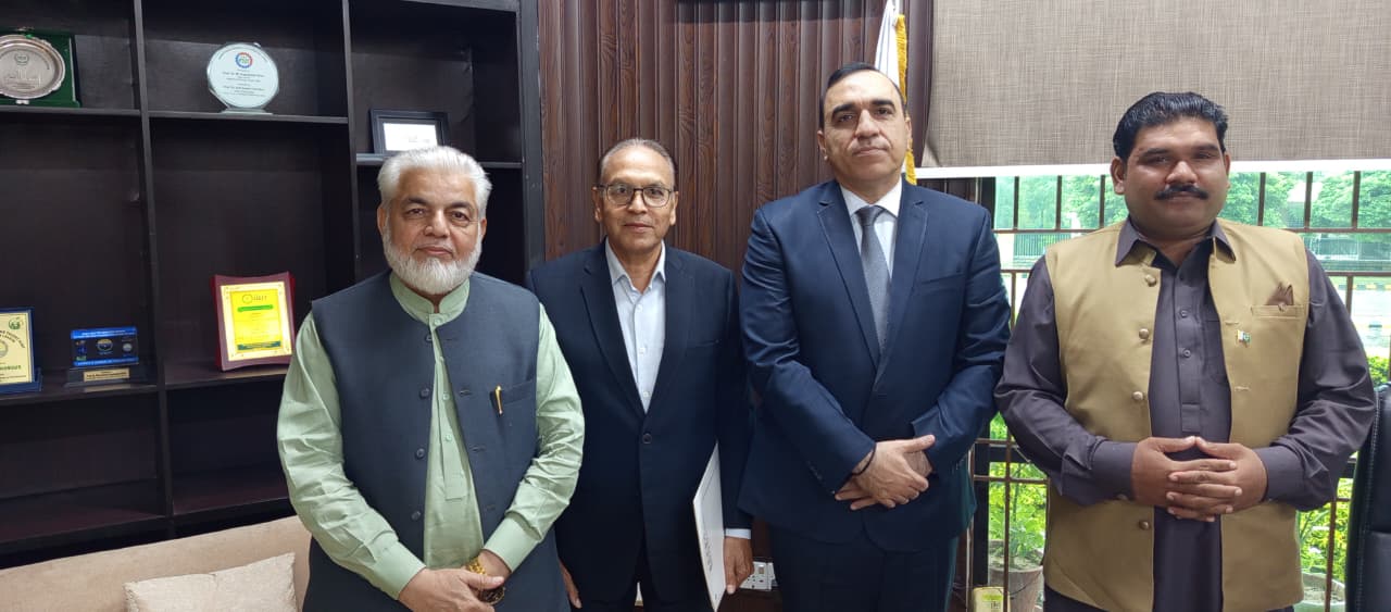 Meeting with the Vice Chancellor, UET Taxila